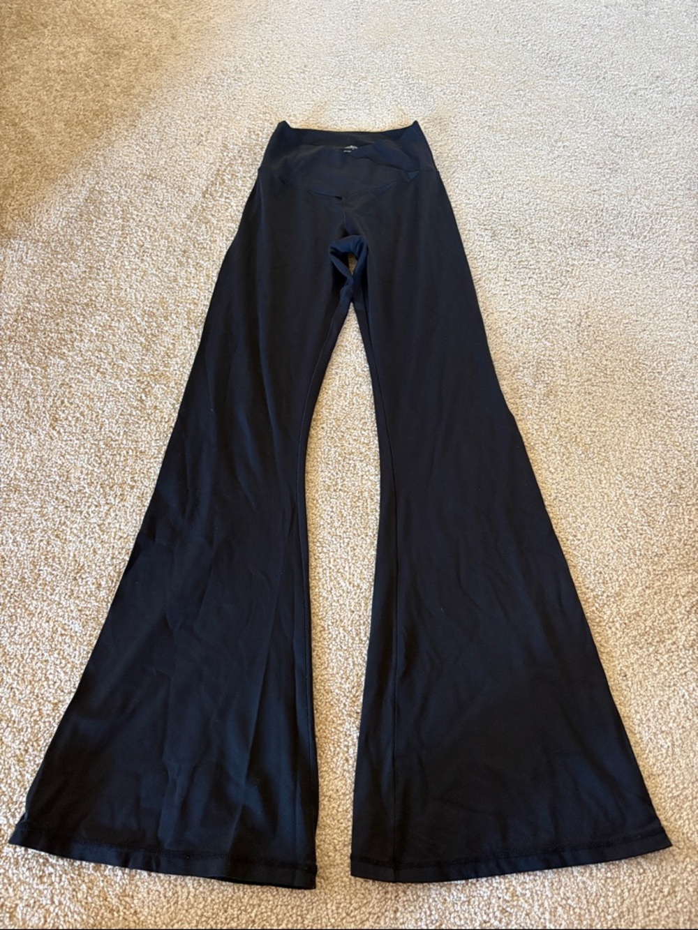Women's Black Flare Yoga Pants